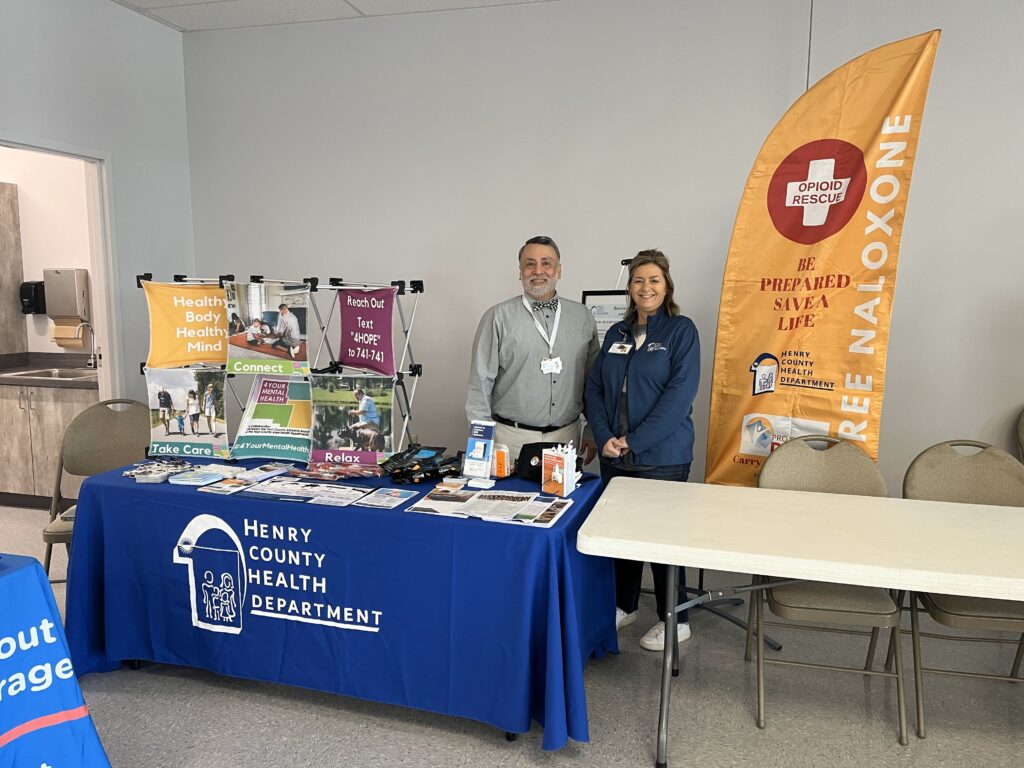 Two colleagues inspiring better choices for health